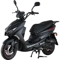 Alpha Motors Motorroller »Speedstar FI« 50 ccm 45 km/h EURO 5 mattschwarz