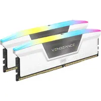 Corsair Vengeance RGB CMH32GX5M2E6000Z36W, 32 GB, 2 x 16 GB, DDR5, 6000 MHz, 288-pin DIMM, Weiß
