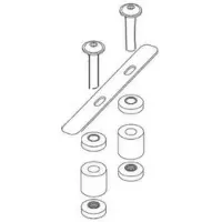 Laufen Spreizdübel zur Befestigung von Handtuchhalter Palace 38570.7/8, 38170.1/2/3/7/8, 39973100000 H3997310000001