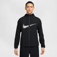 Nike M NK DF FORM HD JKT SWOOSH BLACK/WHITE