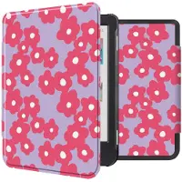 IMoshion Design Slim Hard Case Klapphülle für das Kobo Clara Colour / BW - Dusty Rose Blossom