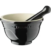 Le Creuset Mörser Schwarz Glänzend