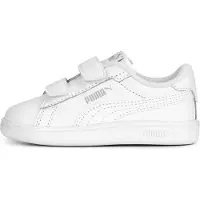 Puma Smash 3.0 Leder-Sneaker mit Klettverschluss Baby 02 - white/cool light gray 20