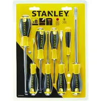 Stanley Tools sta060210 PH/SL Essential Schraubendreher – Gelb/Schwarz (Set von 8)