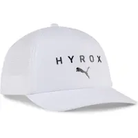 Puma Trucker Cap "X HYROX TRUCKER CAP" sportlicher Stil, mit gebogenem Schirm, mit Snapback-Verschluss