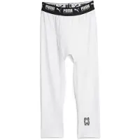 Puma Hoops Team 3/4 Tight Weiss F02 || Größe M