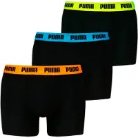 Puma Herren Boxershorts 3er Pack Black Pop - XXL