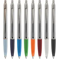 BALLOGRAF Kugelschreiber Epoca Chrome schwarz Schreibfarbe blau, 1 St.