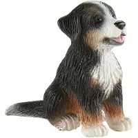 BULLYLAND Berner Sennenhund Welpe Joy, ca. 4 cm, detailgetreu, PVC-frei