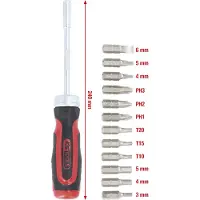 Ks Tools 12 in 1 Ratschen-Bit-Schraubendreher