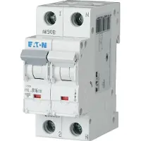Eaton Power Quality Eaton 236120 Leitungsschutzschalter, 16 A, 1p+N, Charakteristik: B PXL-B16/1N