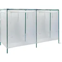 Vitavia Vitavia, Hochbeetabdeckung "Eckig L", transparent, L / 158 x 55 x 95 cm