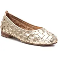 Carmela für Damen. 16166206-ORO Leder Ballerinas 161662 gold (36), Wohnung, Keine, Lässig