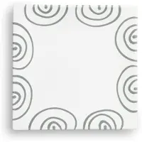 Gmundner Keramik Graugeflammt,Dessertteller Trend (20x20cm)