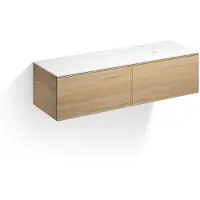 Alape Möbelmodul Arkta 1600x400 Weiß/Eiche