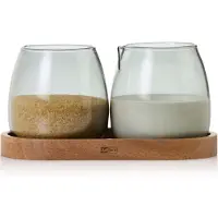 AdHoc Milch- und Zucker-Set Yuna Grey (3-teilig)