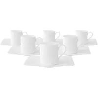 Villeroy & Boch Modern Grace Kaffeetassen mit Untertassen