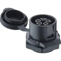 Lutronic 0272 02 Rundsteckverbinder Kupplung, Einbau Gesamtpolzahl: 2 1 St.