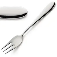 Amefa 12 Stück Florence Kuchengabeln. Zierlich fließendes Design, 15(L)cm