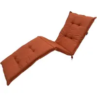 Madison Liegenauflage Basic ca.200 x 65 cm terra 50% Baumwolle / 50% Polyester