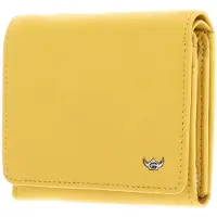Golden Head Leder Geldbörse Madrid RFID Protect Zipped Billfold Coin Wallet Sun Yellow gelb