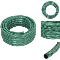 vidaXL Gartenschlauch Grün 0,6" 10 m PVC - Gartenschläuche