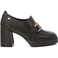Carmela für Damen. 16184902-KAKI Leder Mokassins 161849 grün (37), 5 bis 8 cm, Keine, Lässig