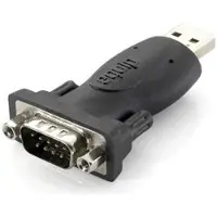 Equip USB-A auf Seriell RS232 DB9 Adapter, USB A, RS-232, Schwarz