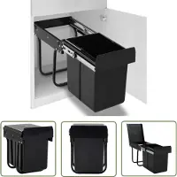 The Living Store Abfallsammler Soft-Close 20 L