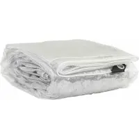 vidaXL Transparente Plane mit Ösen 3x6 m PVC