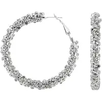 Everneed Whitney Ohrringe Silber/Klar