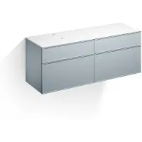 Alape Möbelmodul Arkta 1600x600 Weiß/Türkisgrau