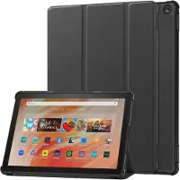 Lobwerk Hülle für Amazon Fire HD 10 2023 13.Gen 10.1 Zoll Smart Cover Etui mit Standfunktion und Auto Sleep/