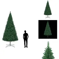 vidaXL Künstlicher Weihnachtsbaum 400 cm Grün - Weihnachtsbäume