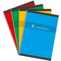 Conquerant SEPT Heft, broschiert, DIN A4, kariert, 96 Blatt