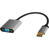 Logilink DisplayPort - VGA Adapterkabel 0,15 m schwarz/grau