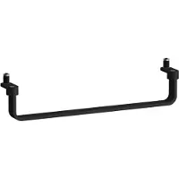 Laufen Handtuchhalter Reling LANI 400 mm schwarz matt, H3811204500001 H3811204500001