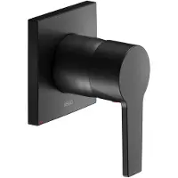 Keuco EDITION 11 Einhebelmischer Unterputz, Rosettenform eckig, 51151370002, Farbe: Schwarz Matt