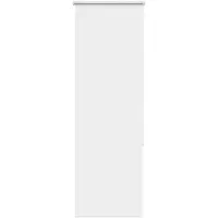 vidaXL Verdunkelungsrollo Weiß 40x130cm Stoffbreite 35,7 cm Polyester