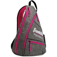 Franklin Pickleball Sporttas Rucksack grau rosa - Sling Bag - wasserabweisend