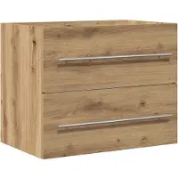 vidaXL Waschbeckenunterschrank Artisan-Eiche 60x38,5x48 cm