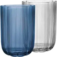 Villeroy & Boch Dekovase "Vasen Fleur 22,5 cm 2er Set bunt", bunt, Vasen, Dekovase