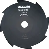 Makita 191Y44-2, Bürstenschneider-Klinge, Schwarz, Edelstahl, DUR194, 1 Stück(e), 20 cm