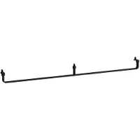 Laufen Handtuchhalter Reling LANI 1150 mm schwarz matt, H3811284500001 H3811284500001