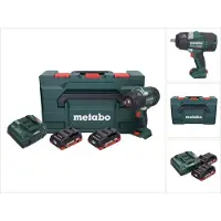 Metabo SSW 18 LTX 1450 BL Akku Schlagschrauber 18 V 1450 Nm Brushless + 2x Akku 4,0 Ah + Ladegerät + metaBOX
