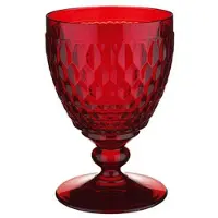 Villeroy & Boch 1173090020, Rotweinglas, Hock-Glas, Kristall, Glas, Rot, Boston, 310 ml