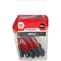 Milwaukee Cajita Shockwave PZ2 x50mm (10uds)
