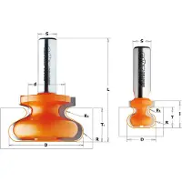 Cmt 955.102.11 Nutfräser 19,05 mm Schaft 8 mm
