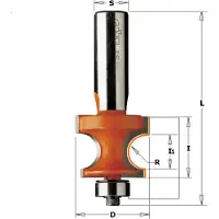 Cmt 961.548.11 Wulstprofilfräser mit Führungslager R=4,75 Schaft 12mm