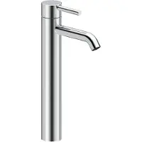 Herzbach DEEP Waschtisch-Einlochbatterie XL-Size 130mm ohne Ablauf Chrom